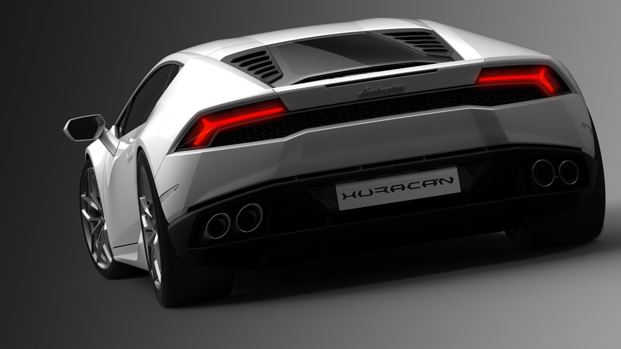 Lamborghini Huracan rear back lights