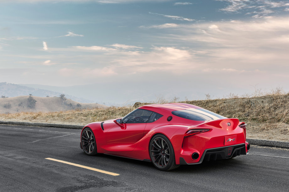 Toyota, FT-1, prototype, rear 3/4, future