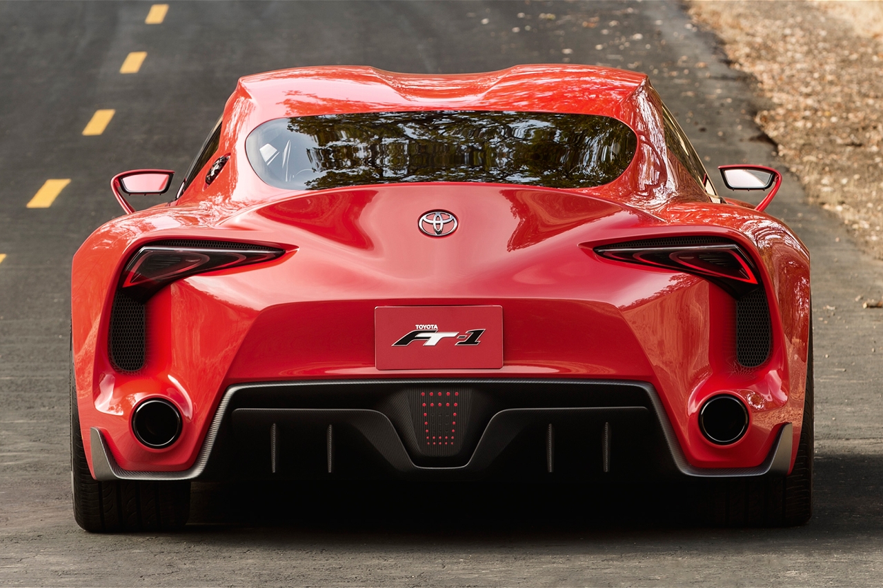 Toyota, FT-1, prototype, rear